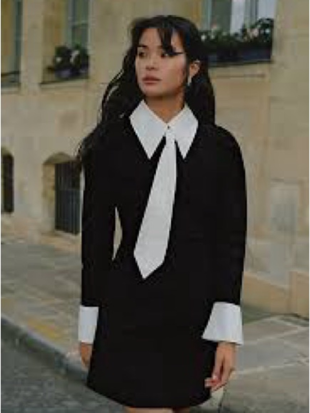 Maeve Collared Tie Shirt Dress small
